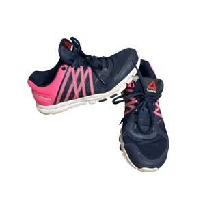 Reebok Womens Yourflex Trainette 8.0 LMT Training Shoe Blue V72487 Low Top 9